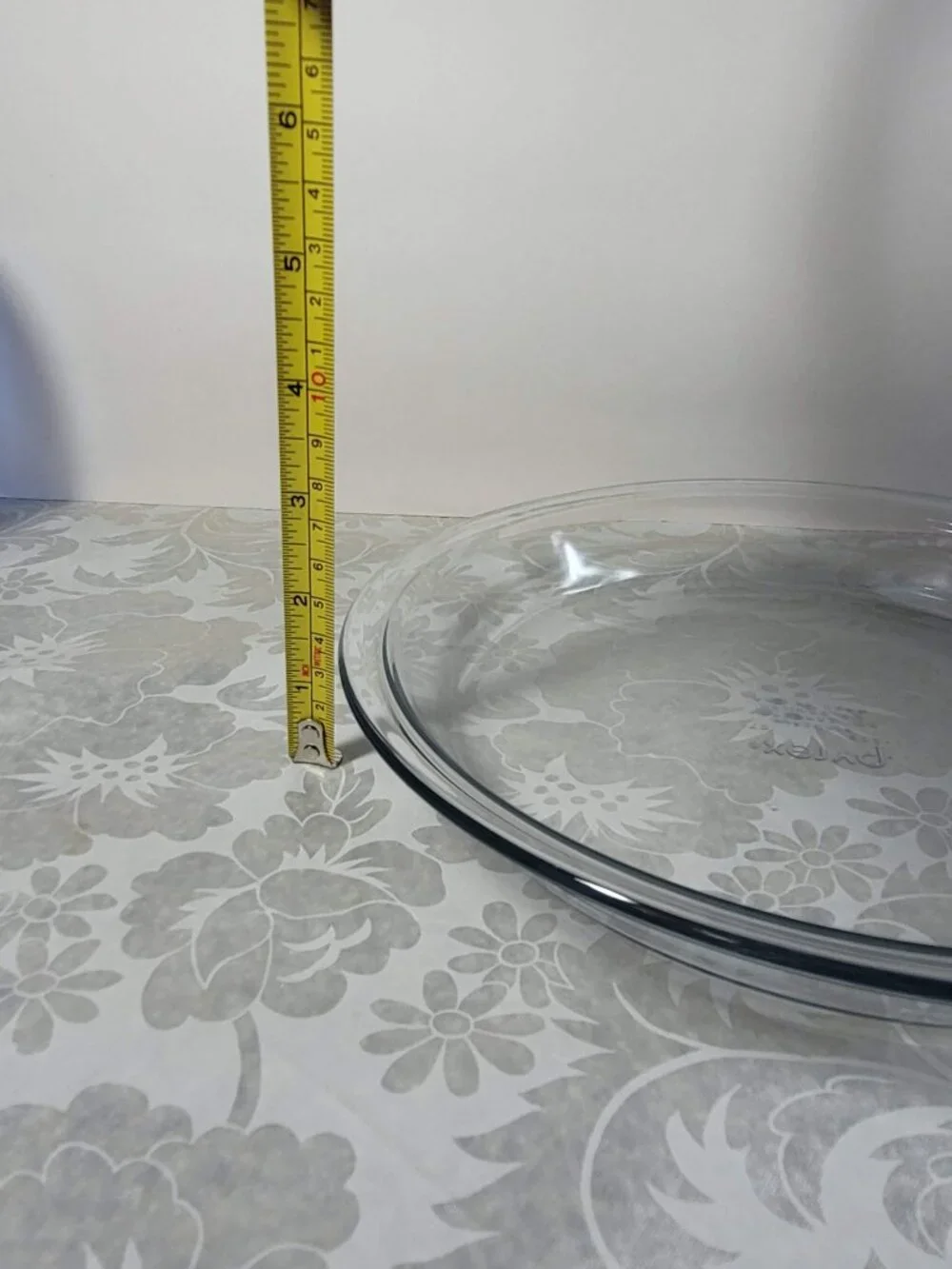 Vintage Pyrex Clear Glass Pie Plate #209 Baking Dish Pan 9 inch USA